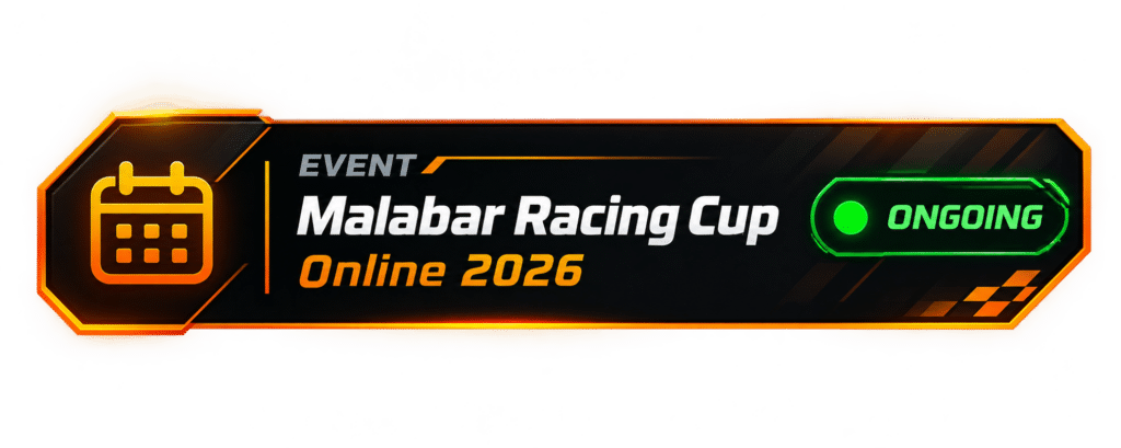 Ongoing status indicator for the Malabar racing cup 2026