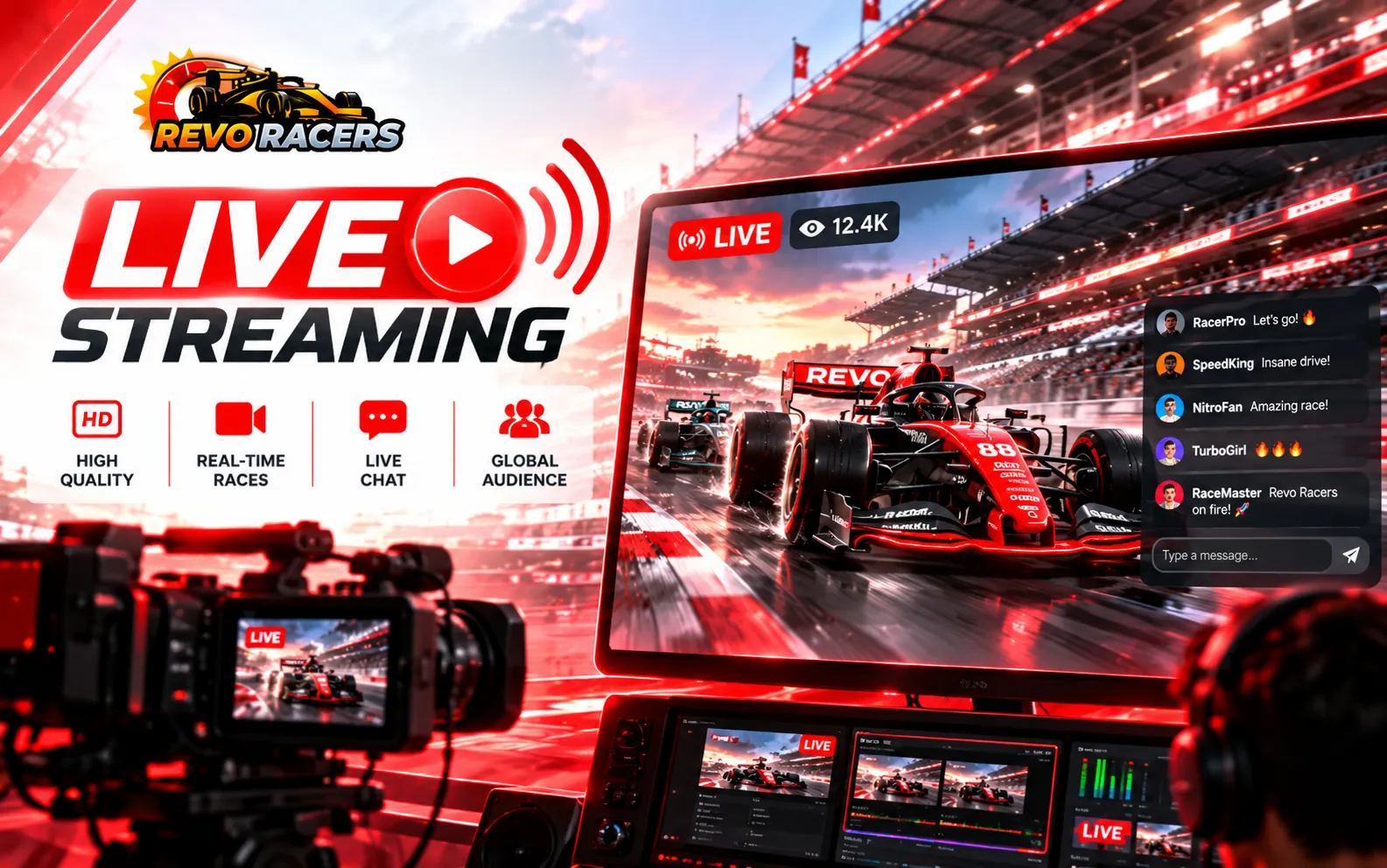 Revo Racers_ Live Streaming Showdown