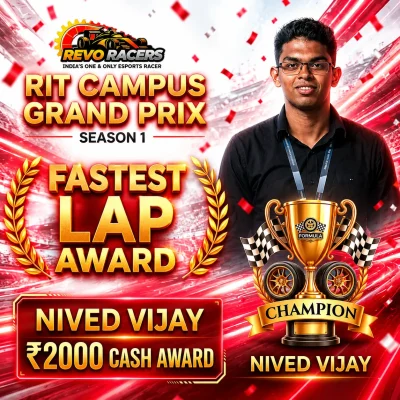 Revo Racers Fastest Lap Champion