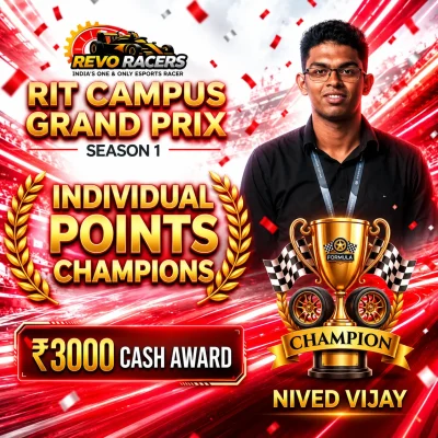 Revo Racers Grand Prix Champion Poster